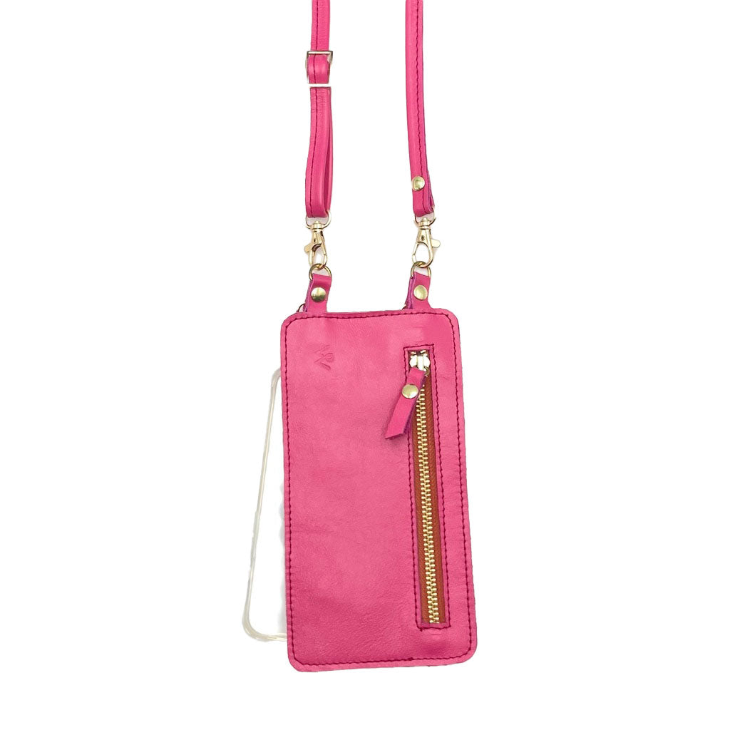 Hot pink leather purse hotsell