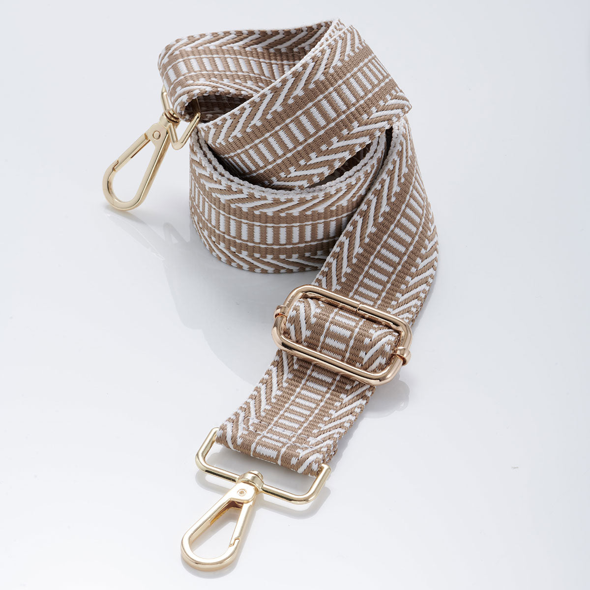 Gold Stripes Woven Strap