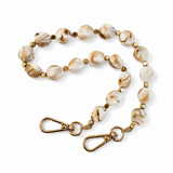 Mocha Glow Beaded Wristlet