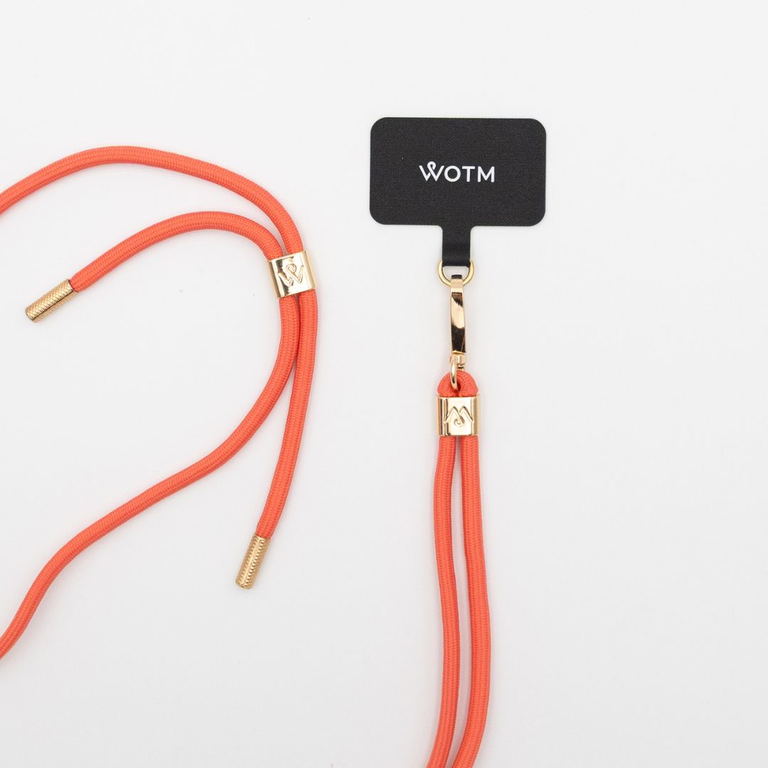 Coral Crush Phone Lanyard