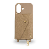 Premium Magnetic Mocha Leather Card Holder