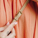 iPhone Tan Premium Leather Cover & Strap