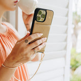iPhone Tan Premium Leather Cover & Strap