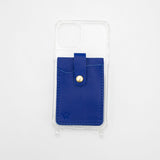 Cobalt Leather Card Holder