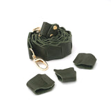 Leather Link strap - Texas Olive w Gold Fittings