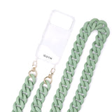 Chunky Sage Crossbody Chain