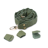 Leather Link Strap - Sage w Gold Fittings