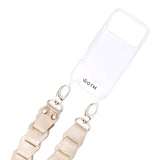 Leather Link strap - Metallic Gold  w Gold Fittings