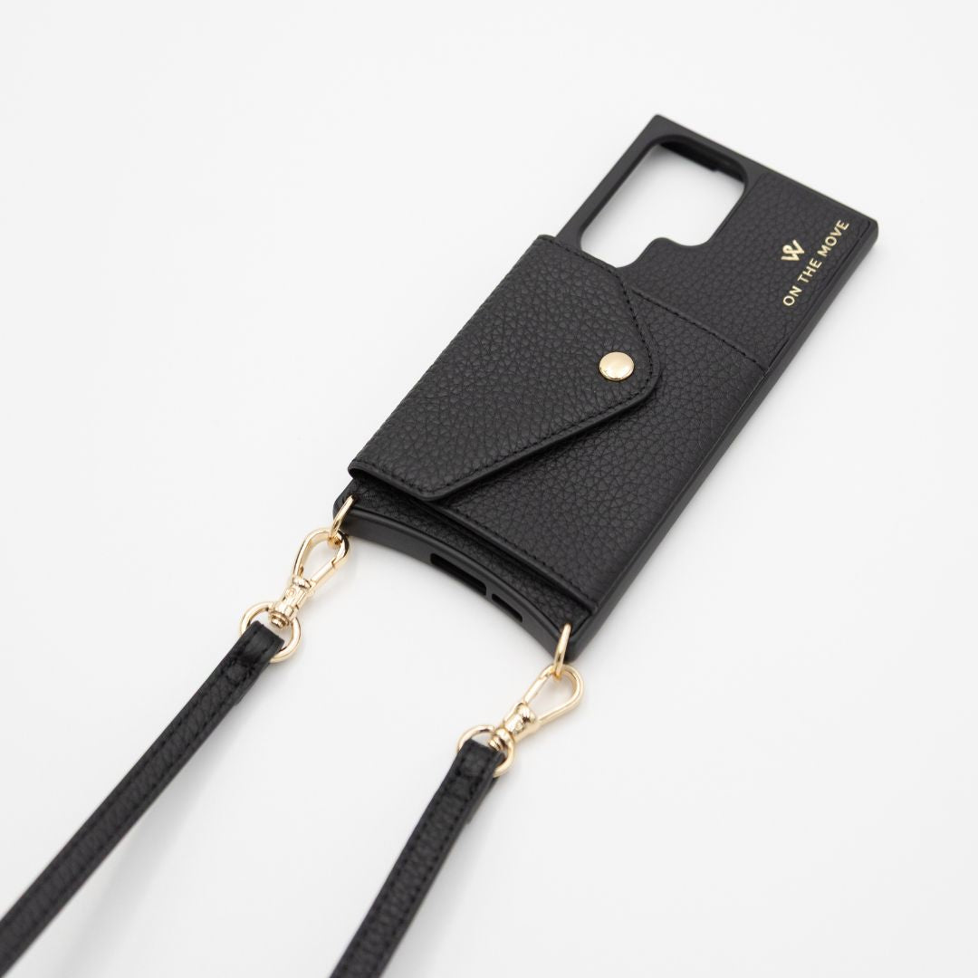 Samsung Black Premium Leather Cover & Strap