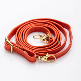 Deep Sea Coral Leather Strap