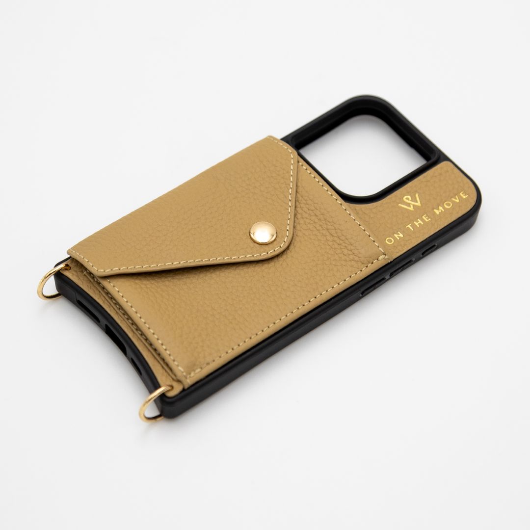 iPhone Tan Premium Leather Cover & Strap