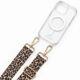 Leopard Print Woven Strap
