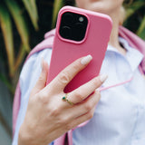 iPhone Pink Silicone Cover