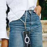 Soft Fern Crossbody Phone Lanyard