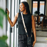 Marlowe Black Woven Strap