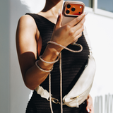 Latte Leather Link Strap