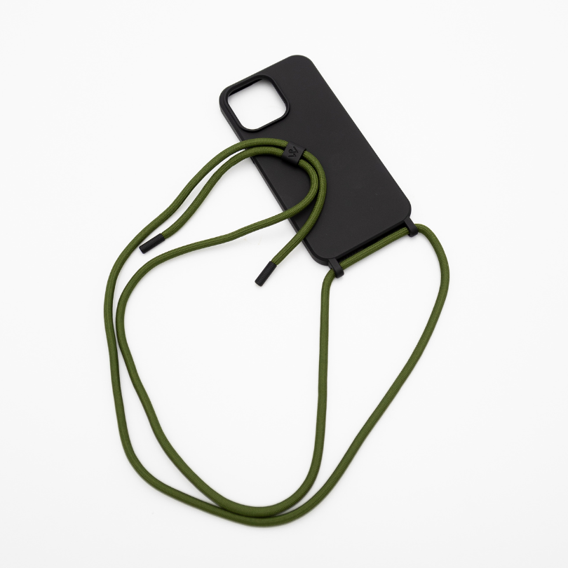 Forest Green Rope Strap And Cover