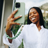 Chunky Sage Wristlet