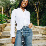 Soft Fern Crossbody Phone Lanyard