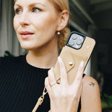 iPhone Tan Premium Leather Cover & Strap