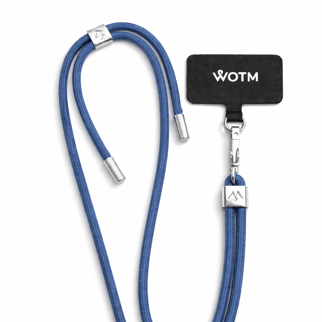 Ice Blue Crossbody Phone Lanyard