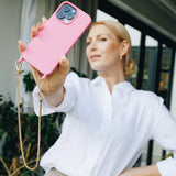 iPhone Pink Silicone Cover