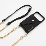 iPhone Black Premium Leather Cover & Strap