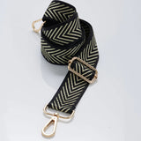 Black Leather Bum Bag (w Gold Fittings)