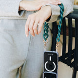 Chunky Ice Blue Wristlet