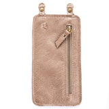 Metallic Gold Leather Purse & Strap