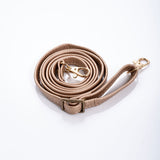 Metallic Gold Leather Purse & Strap