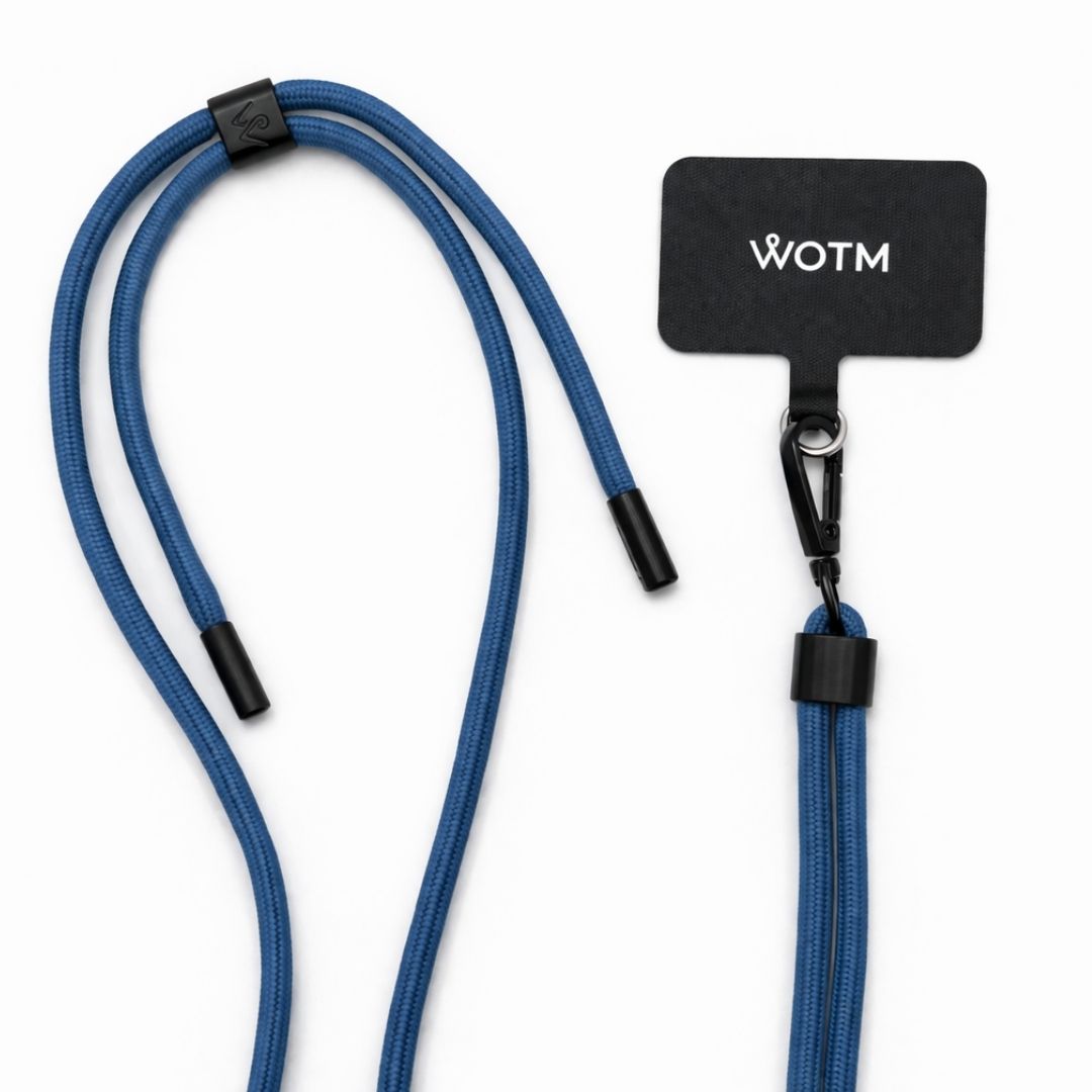 Ice Blue Crossbody Phone Lanyard