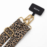 Leopard Print Woven Strap