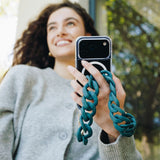 Chunky Ice Blue Wristlet