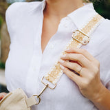 Marlowe White Woven Strap