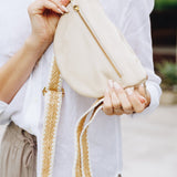 Marlowe White Woven Strap