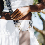 Leopard Print Woven Strap