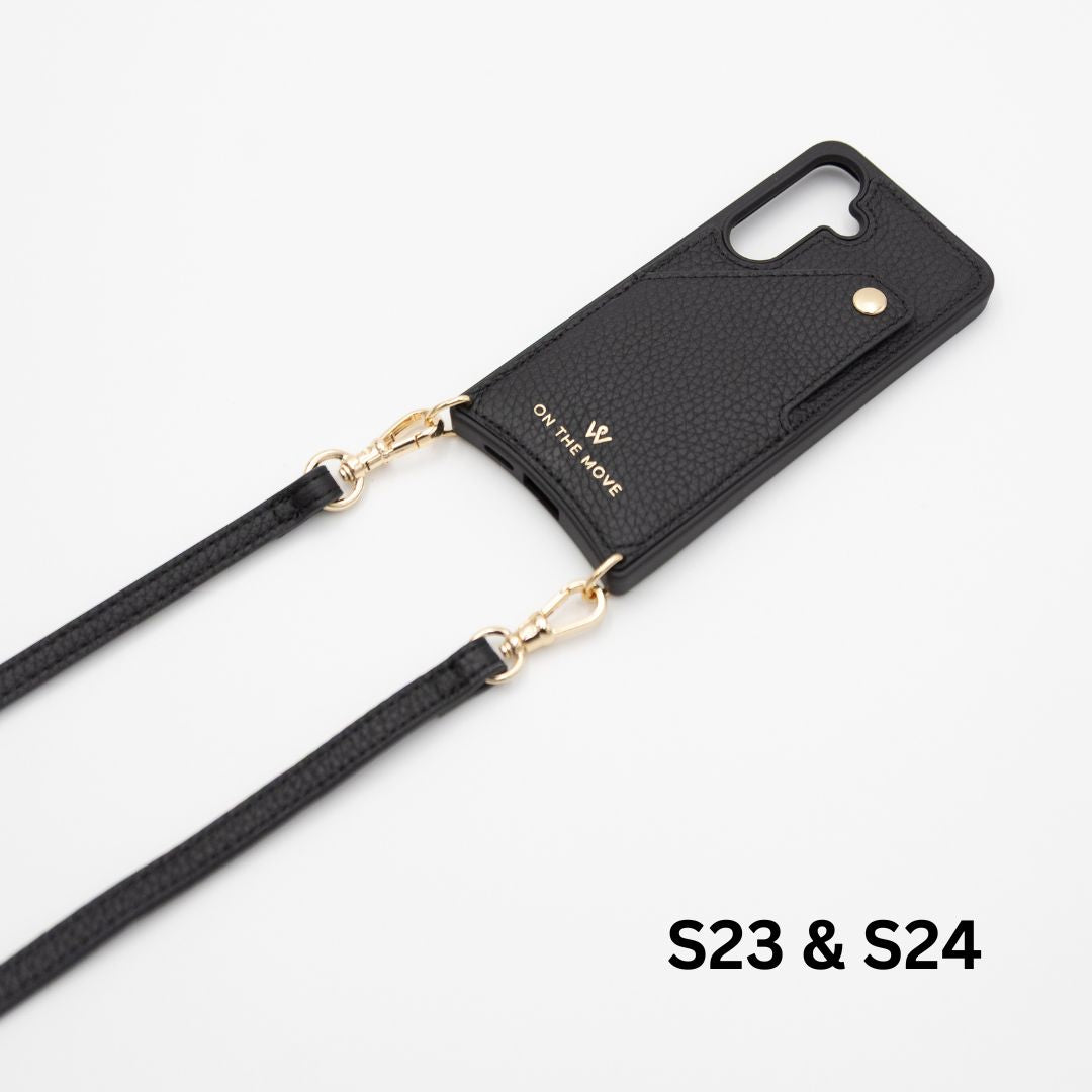 Samsung Black Premium Leather Cover & Strap