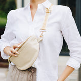 Marlowe White Woven Strap