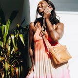 Toffee Bowler Bag (W Gold Fittings)