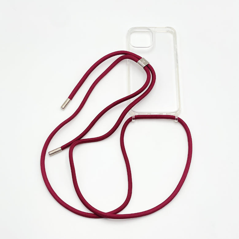 Burgundy Royal Rope Strap And Cover