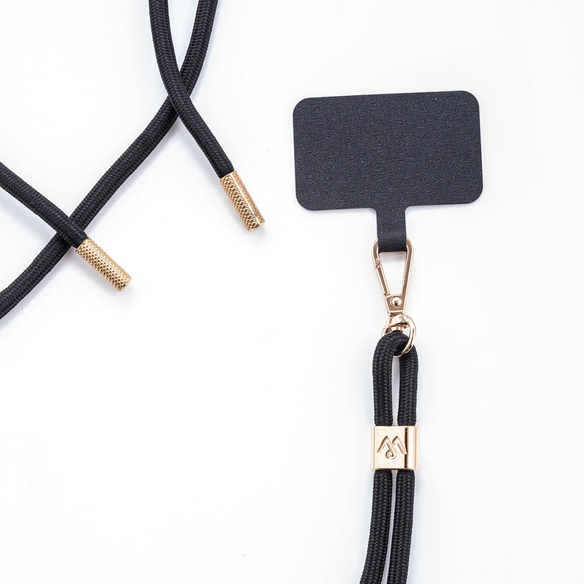 Woman On The Move | Crossbody Phone Covers | Black Rope Lanyard