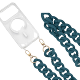 Chunky Ice Blue Crossbody Chain