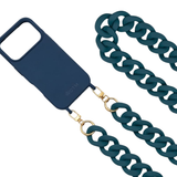 Chunky Ice Blue Crossbody Chain