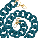 Chunky Ice Blue Crossbody Chain