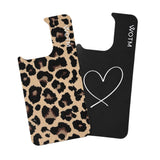 Phone Insert Pack 1 - Leopard Print + Monochrome Heart