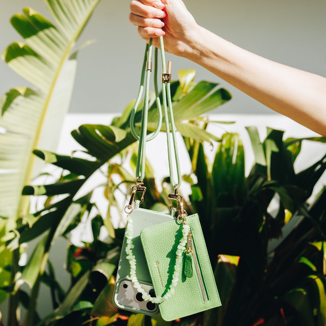 Shamrock Mix Pebble Wristlet