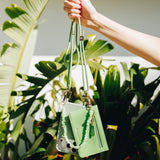 Shamrock Mix Pebble Wristlet