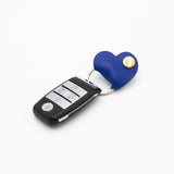 Cobalt Leather Key Holder