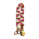 Protea Pink Beaded Wristlet